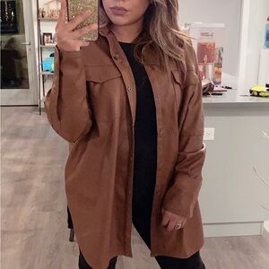 Zara Faux Leather Jacket
